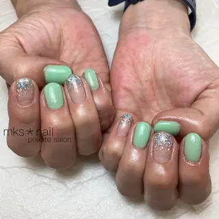 ネイル mks＊nail //  枚方長尾のネイルデザイン