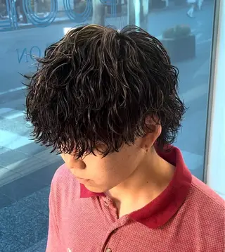 ショート パーマ メンズ 🦋女子ウケメンズ パーマYUI🦋のヘアスタイル