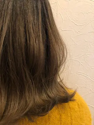 ミディアム カラー ヘアアレンジ IVY villa Suzu.のヘアスタイル