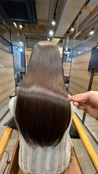 ロング カラー 当日予約OK⭕️ 佐藤太一のヘアスタイル