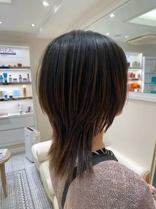 ミディアム 石山 海斗のヘアスタイル