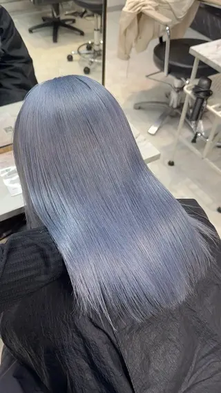 ミディアム カラー ヘアアレンジ 【🥀履歴修正🥀】 ハイトーン職人/拓真のヘアスタイル