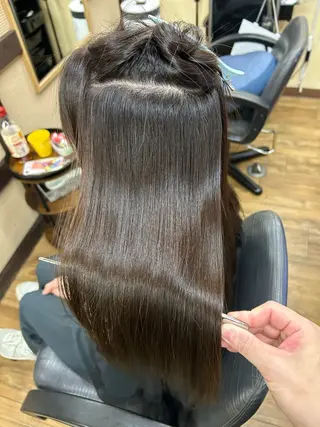 ロング パーマ みやたゆうき 髪質改善講師のヘアスタイル