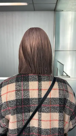 ミディアム カラー 🫧ブリーチカラー/ ボブ🫧madokaのヘアスタイル