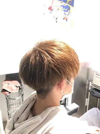 ミディアム カラー メンズ bifino.rilune for men所属・rilune matsuoのヘアスタイル