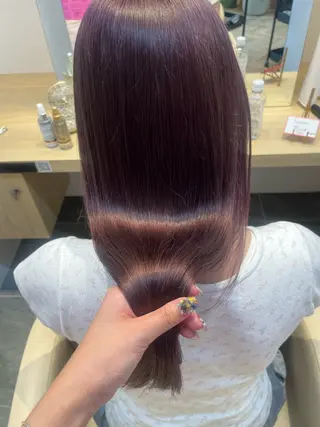 ロング カラー 柔らかい艶暖色 レイヤー🫧姫汝のヘアスタイル