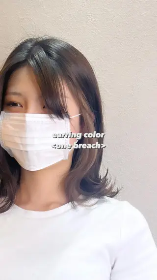 セミロング カラー YUZUKI 🌙のヘアスタイル