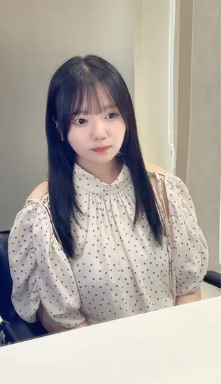 ロング 縮毛矯正クロスパーマ 益子達也のヘアスタイル