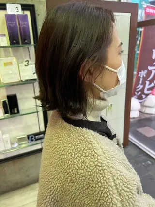ミディアム ☀️ハイトーンボブ ☀️石川 海斗のヘアスタイル
