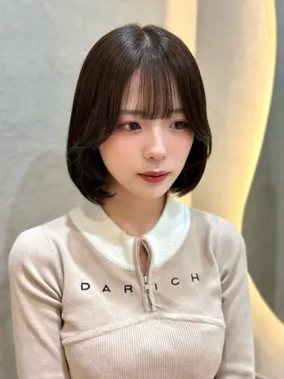 ショート レイヤー/韓国/ 透明感カラー/みずほのヘアスタイル