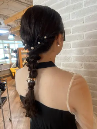 ロング ヘアアレンジ Topstylist YUKIのヘアスタイル