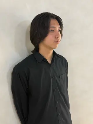 ミディアム メンズ 17日空き有り natsumiのヘアスタイル