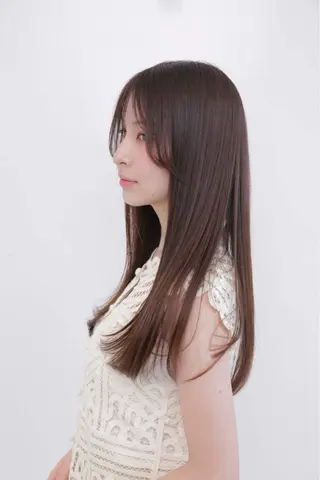 ロング カラー 髪質改善ストレート/レイヤーカット/Lee  Horie所属・髪質改善/縮毛矯正 心斎橋/池本有宏のヘアスタイル