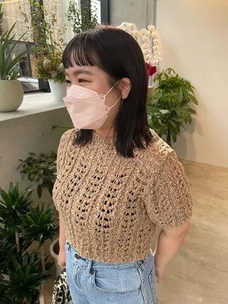 ショート カラー ヘアアレンジ アイブロウ ミニボブ/ブリーチ 🌈MISATOのヘアスタイル