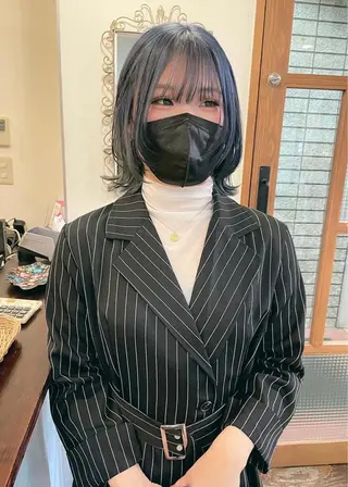 ミディアム ウルフカット🪽 レイヤー/髪質改善のヘアスタイル