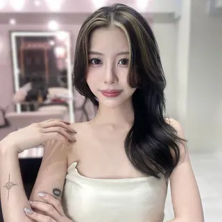 ミディアム 🎀Ami/新宿/レ イヤー/韓国ヘア🎀のヘアスタイル