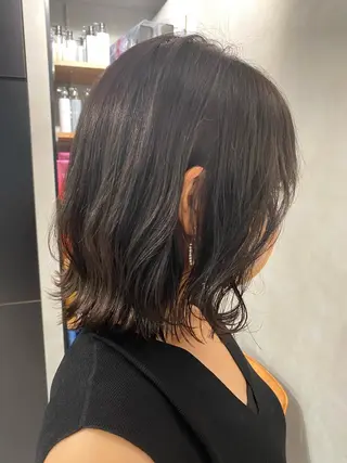 ミディアム カラー 【髪質改善】 梅田　聡のヘアスタイル