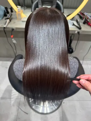 ロング カラー レイヤー/縮毛矯正 のマスター【タケル】のヘアスタイル