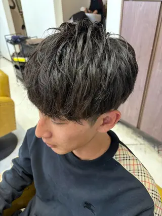 パーマ メンズ 肥後 力のヘアスタイル