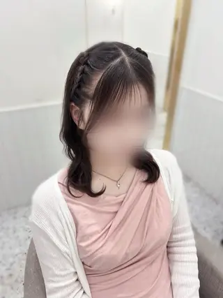 ミディアム ヘアアレンジ 徳倉 碧葉のヘアスタイル