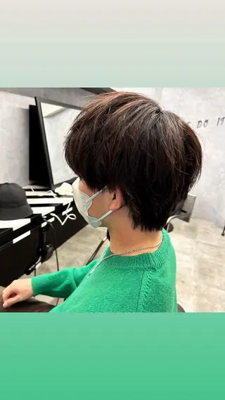 メンズ 縮毛矯正・髪質改善 特化 出納 直起のヘアスタイル
