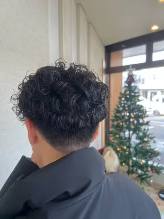 パーマ メンズ 吉澤大和 カット/カラーのヘアスタイル
