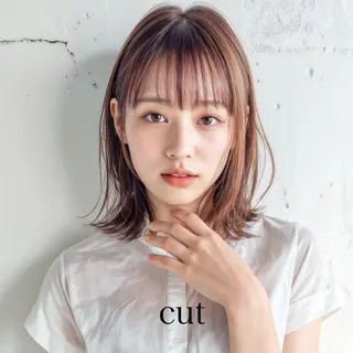 ミディアム ミニモ人気①位🥇 似合わせ×髪質改善のヘアスタイル