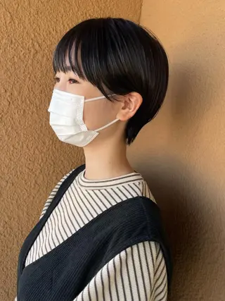 ショート カラー ショートショートボブ うるはのヘアスタイル