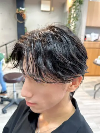 メンズ arika オケシ　リョウダイのヘアスタイル