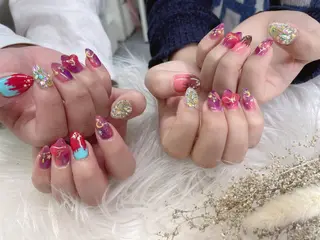 ネイル 🦋ネイルサロン ブラン🌈ゆりのネイルデザイン