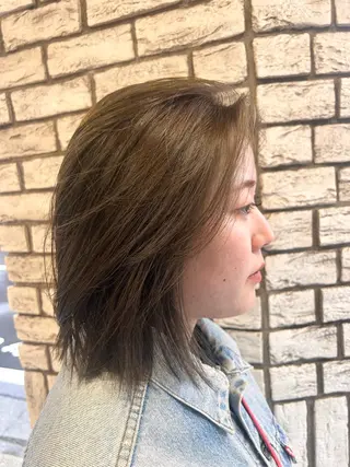ミディアム カラー 透明感カラー/ ニュアンスヘア🪽のヘアスタイル