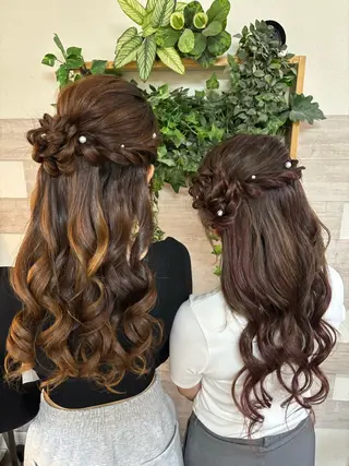 ヘアアレンジ 早朝✨ヘアセット 着付け/清水玲歌のヘアスタイル
