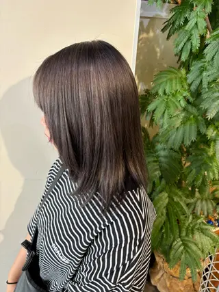 ミディアム カラー miku カラー／ヘッドスパのヘアスタイル