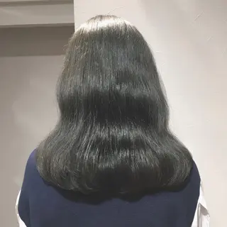 セミロング カラー ヘアアレンジ 柔らか垢抜けｶﾗｰと ｶｯﾄ🫧ASUKAのヘアスタイル