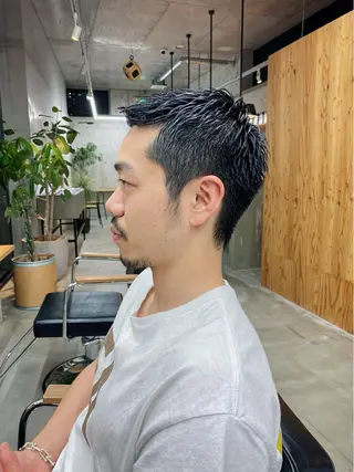 ショート ヘアアレンジ メンズ son hair HIROEのヘアスタイル