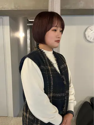 ショート 小野 明日香のヘアスタイル