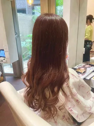 ロング 中山 奈津希のヘアスタイル