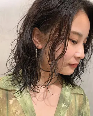 ミディアム パーマ 優作 〜圧倒的信頼〜のヘアスタイル