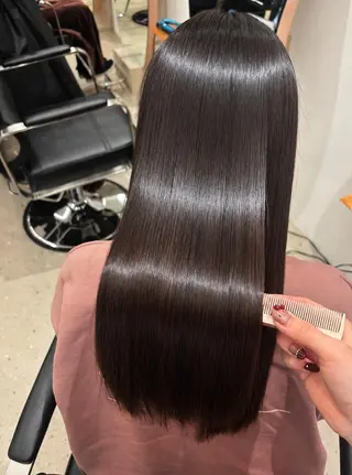 セミロング 髪質改善/透明感カラ ー/Ayana 🍒のヘアスタイル