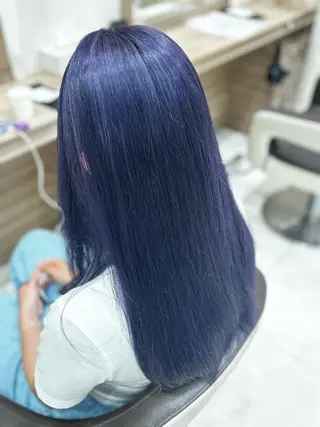 ロング カラー 🐈‍⬛SARA🎀 縮毛矯正のヘアスタイル