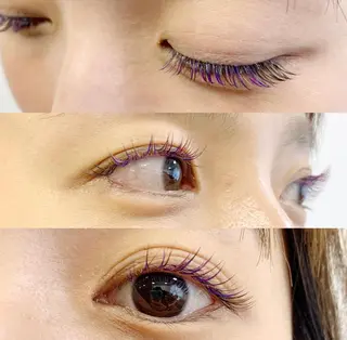 カラー マツエク・マツパ 【wicca】 aikoのマツエク・マツパデザイン