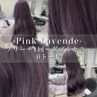 ロング カラー ヘアアレンジ 💓ブリーチ特化 透明感💓あい💓のヘアスタイル