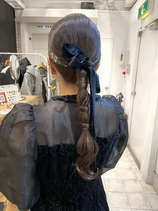 ヘアアレンジ 🌟アレンジが似合う カラー🌟Rumiのヘアスタイル