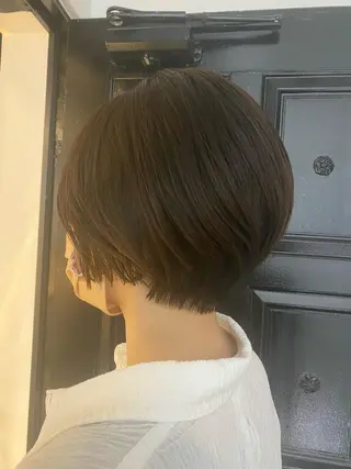 ショート 丸みボブ　ショート ｍａｎａｍｉのヘアスタイル