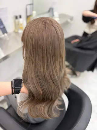 カラー 透明感ベージュ🎀 Anju/渋谷🎀のヘアスタイル