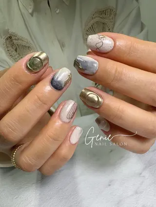 ネイル Nail salon Genieのネイルデザイン