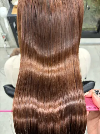 ロング カラー すぐ巻ける縮毛矯正 🍀勝倉　麗のヘアスタイル