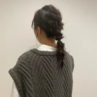 ロング ヘアアレンジ フリーランス美容師 MIZUKIのヘアスタイル