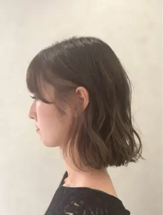 パーマ 女性カット🌀 カラー⭐️大坂望心のヘアスタイル