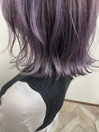 セミロング 髪質改善×縮毛矯正 ×艶カラーNAOのヘアスタイル